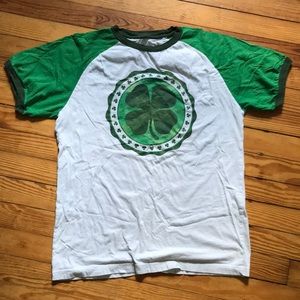 Men’s sz M “lucky tee shirt” GUC - there is a name written by tag area.